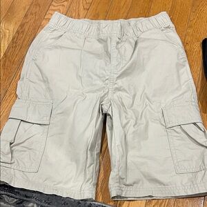 Place boys Light Gray Cargo Shorts